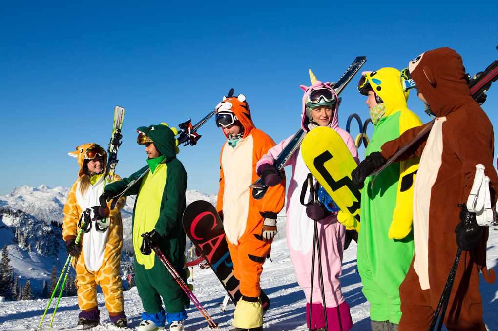 La combinaison pyjama animaux pour le ski - Kigurumi France